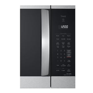 Micro-ondes de comptoir hotte intégrée 30 po 2,1 pi³ Inox Noir