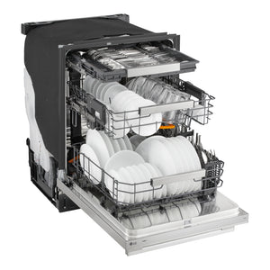 Lave-vaisselle encastrable 24 po, 39 dBA Inox 3 paniers avec QuadWash™ Pro et BlastZone™