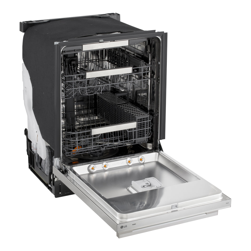 Lave-vaisselle encastrable 24 po, 42 dBA 3 paniers avec QuadWash™ Pro et TrueSteam®