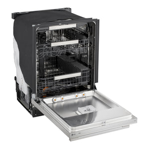 Lave-vaisselle encastrable 24 po, 42 dBA 3 paniers avec QuadWash™ Pro et TrueSteam®