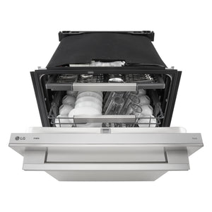 Lave-vaisselle encastrable 24 po, 42 dBA 3 paniers avec QuadWash™ Pro et TrueSteam®