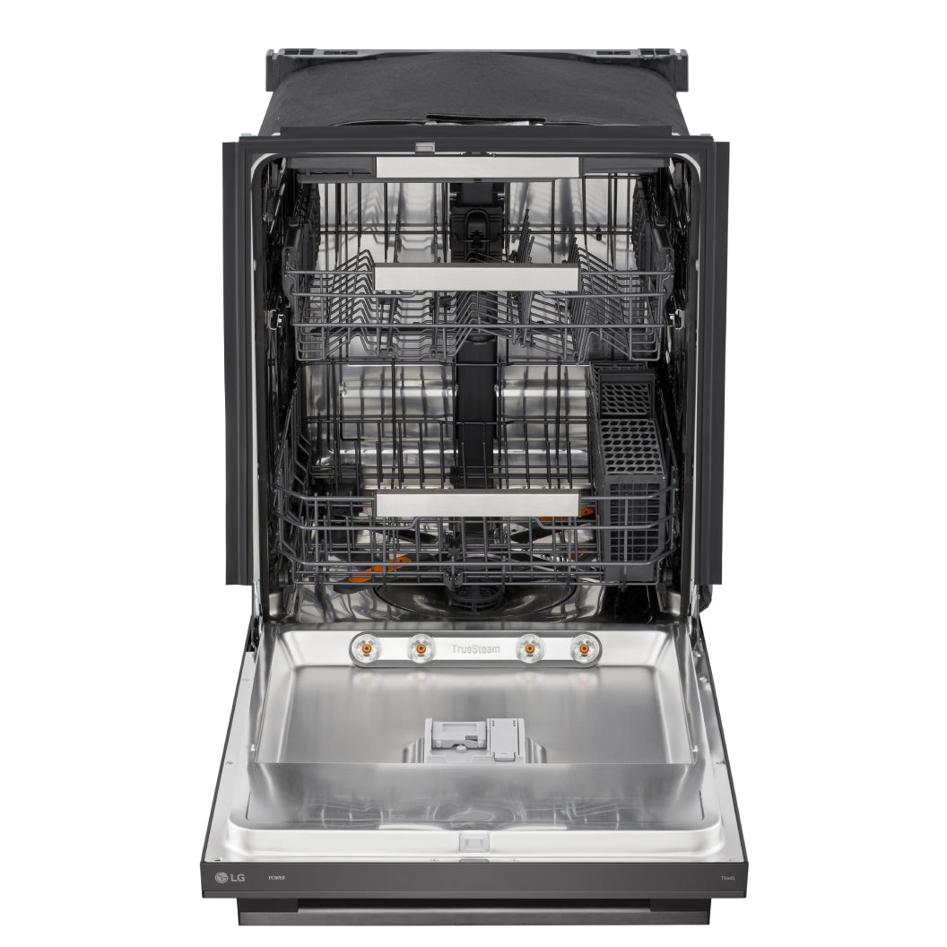 Lave-vaisselle encastrable 24 po, 42 dBA 3 paniers avec QuadWash™ Pro et TrueSteam®