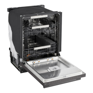 Lave-vaisselle encastrable 24 po, 42 dBA 3 paniers avec QuadWash™ Pro et TrueSteam®