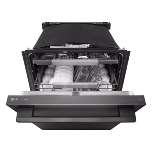 Lave-vaisselle encastrable 24 po, 42 dBA 3 paniers avec QuadWash™ Pro et TrueSteam®