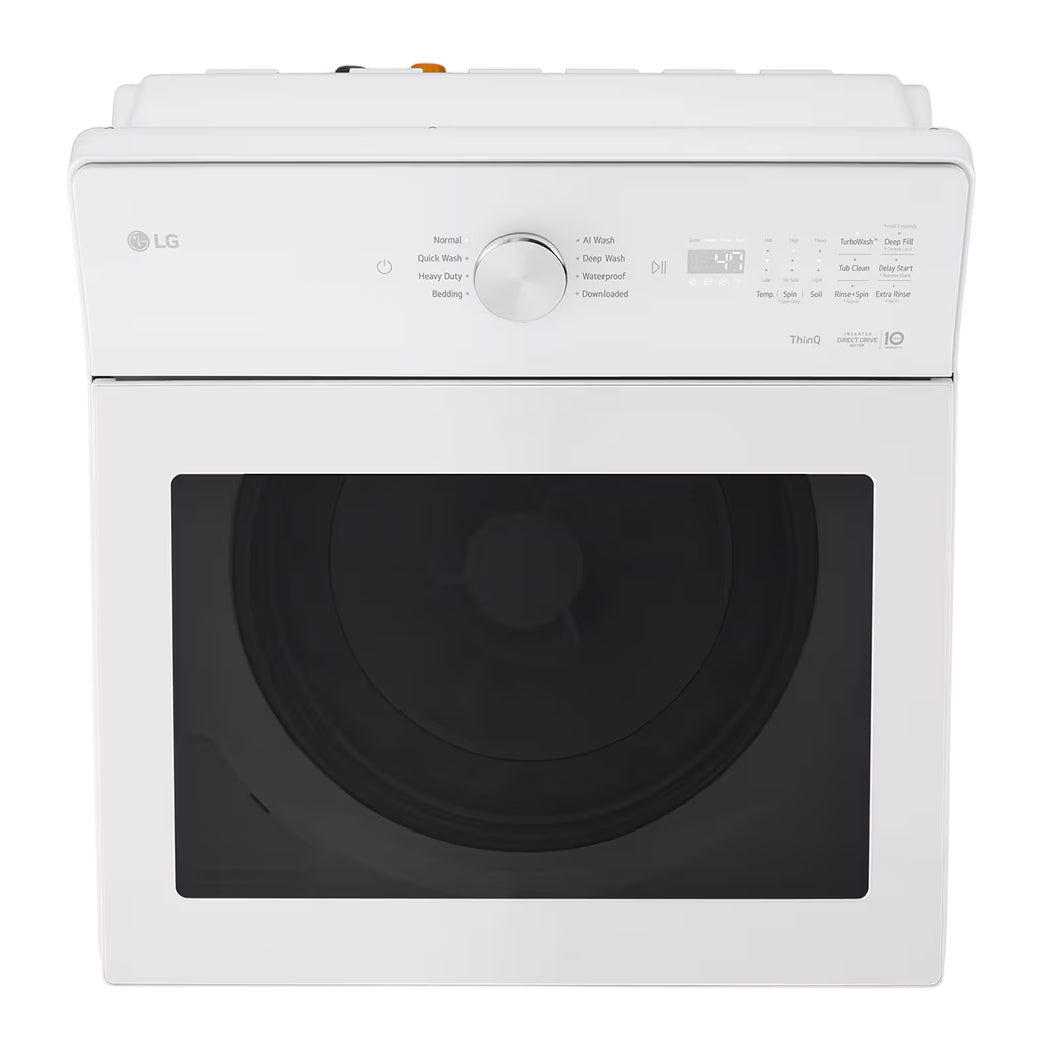 Laveuse à chargement par le haut 27 po, 5,6 pi³ Essence blanc avec EasyUnload™ & TurboWash™