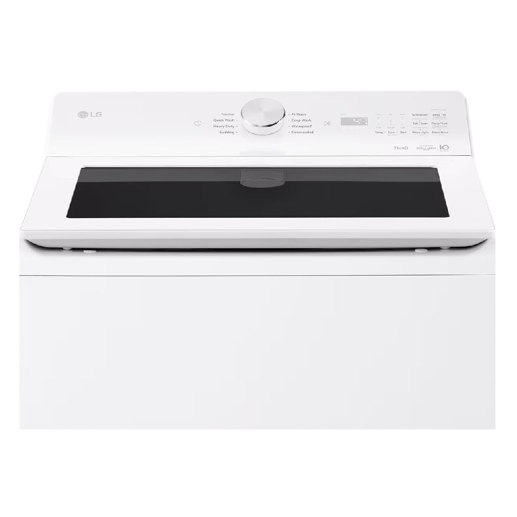 Laveuse à chargement par le haut 27 po, 5,6 pi³ Essence blanc avec EasyUnload™ & TurboWash™