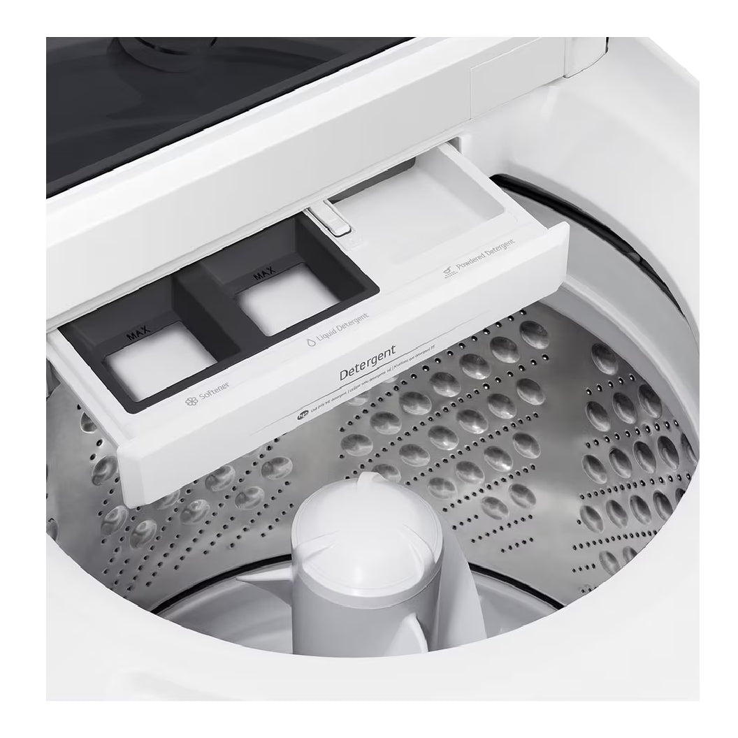 Laveuse à chargement par le haut 27 po, 5,6 pi³ Essence blanc avec EasyUnload™ & TurboWash™