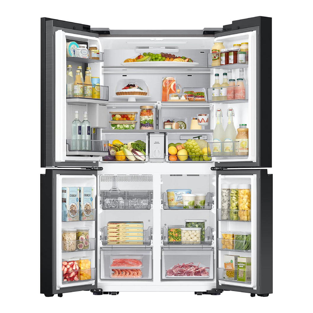 Réfrigérateur porte française 36 po 4 portes Blanc - Bespoke avec Twin Cooling Plus™ et FlexZone™