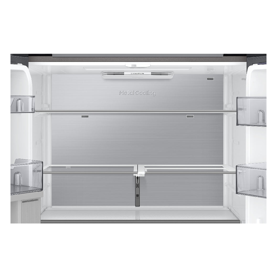 Réfrigérateur porte française 36 po 4 portes Blanc - Bespoke avec Twin Cooling Plus™ et FlexZone™