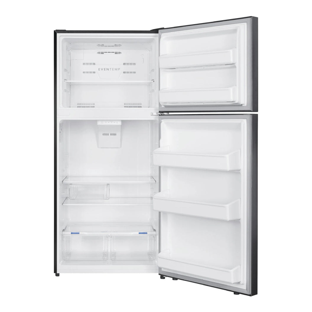 Réfrigérateur à congélateur supérieur 30 po 18,2 pi³ Inox - EvenTemp™