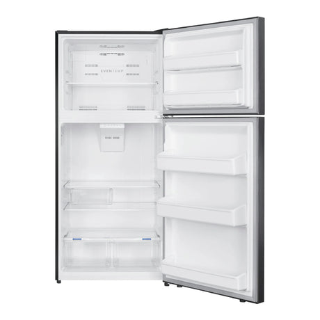 Réfrigérateur à congélateur supérieur 30 po 18,2 pi³ Inox - EvenTemp™