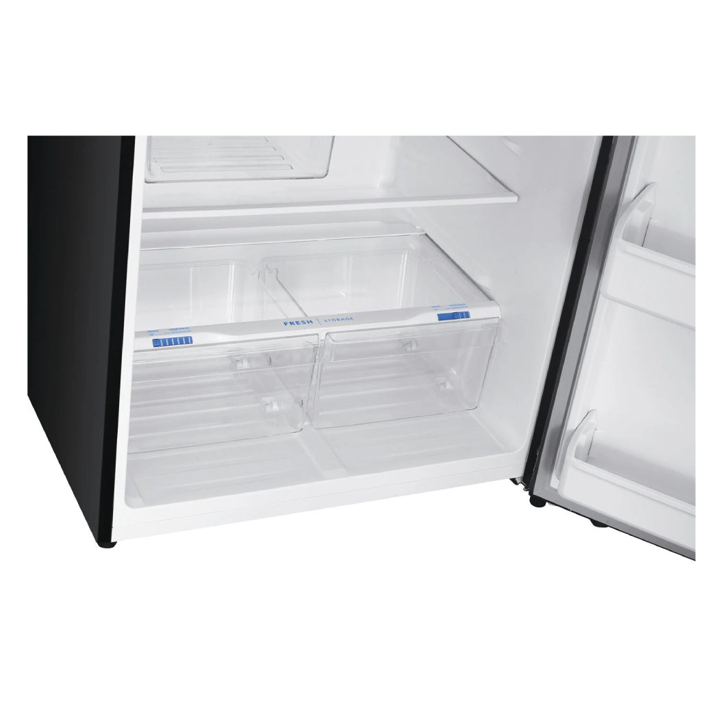 Réfrigérateur à congélateur supérieur 30 po 18,2 pi³ Inox - EvenTemp™