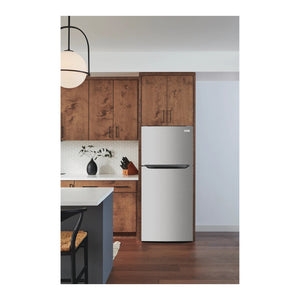 Réfrigérateur à congélateur supérieur 30 po 18,2 pi³ Inox - EvenTemp™