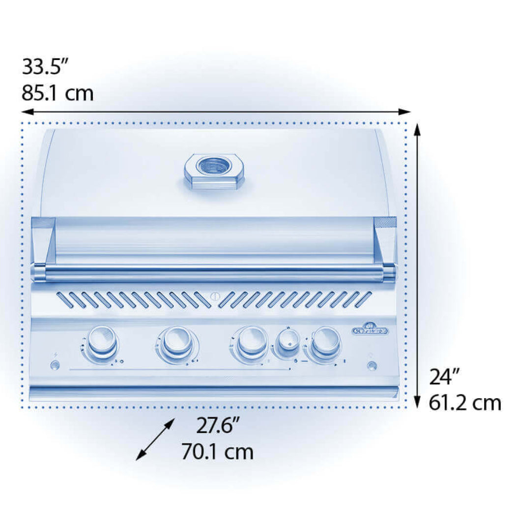Barbecue au gaz propane encastrable 66 000 BTU - Série 700