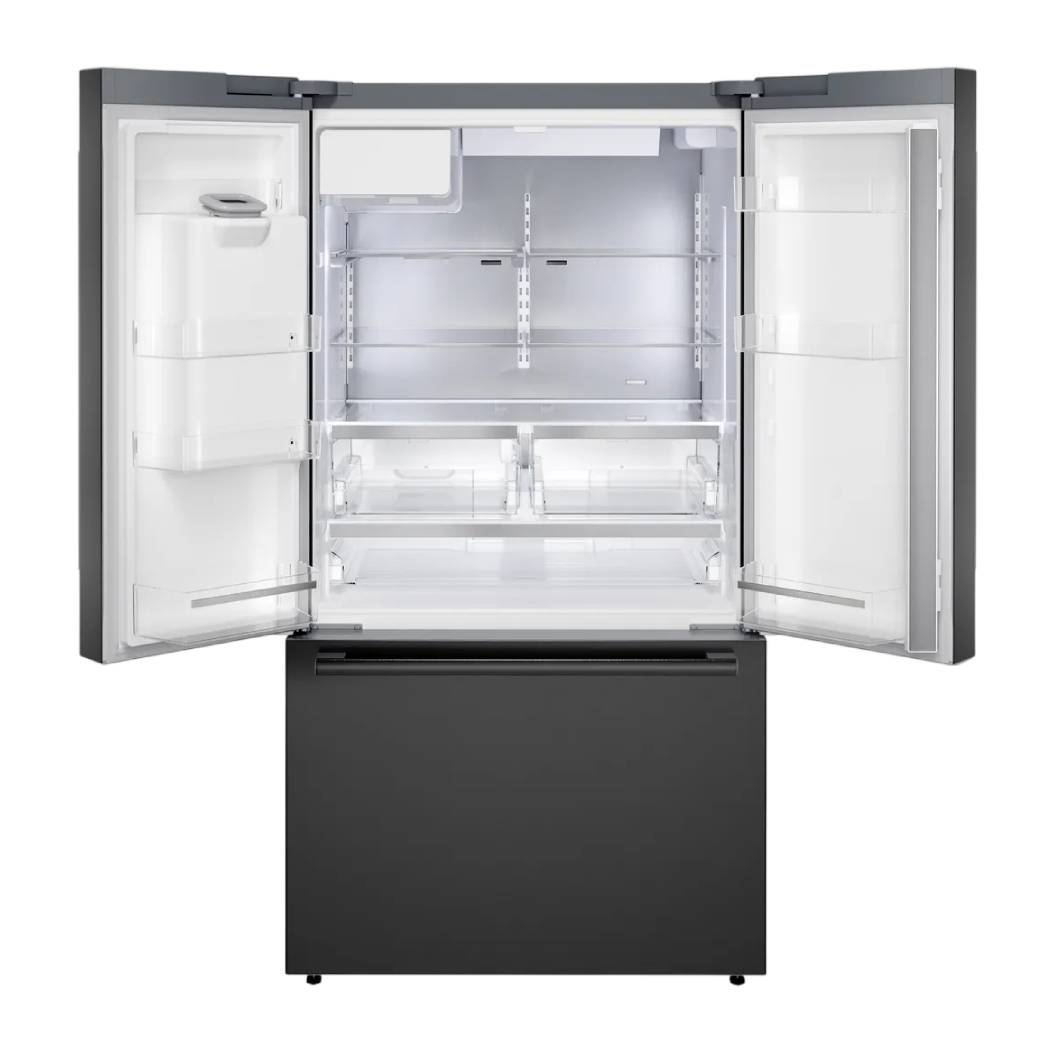 Réfrigérateur porte française 36 po 3 portes acier noir brossé Série 500
