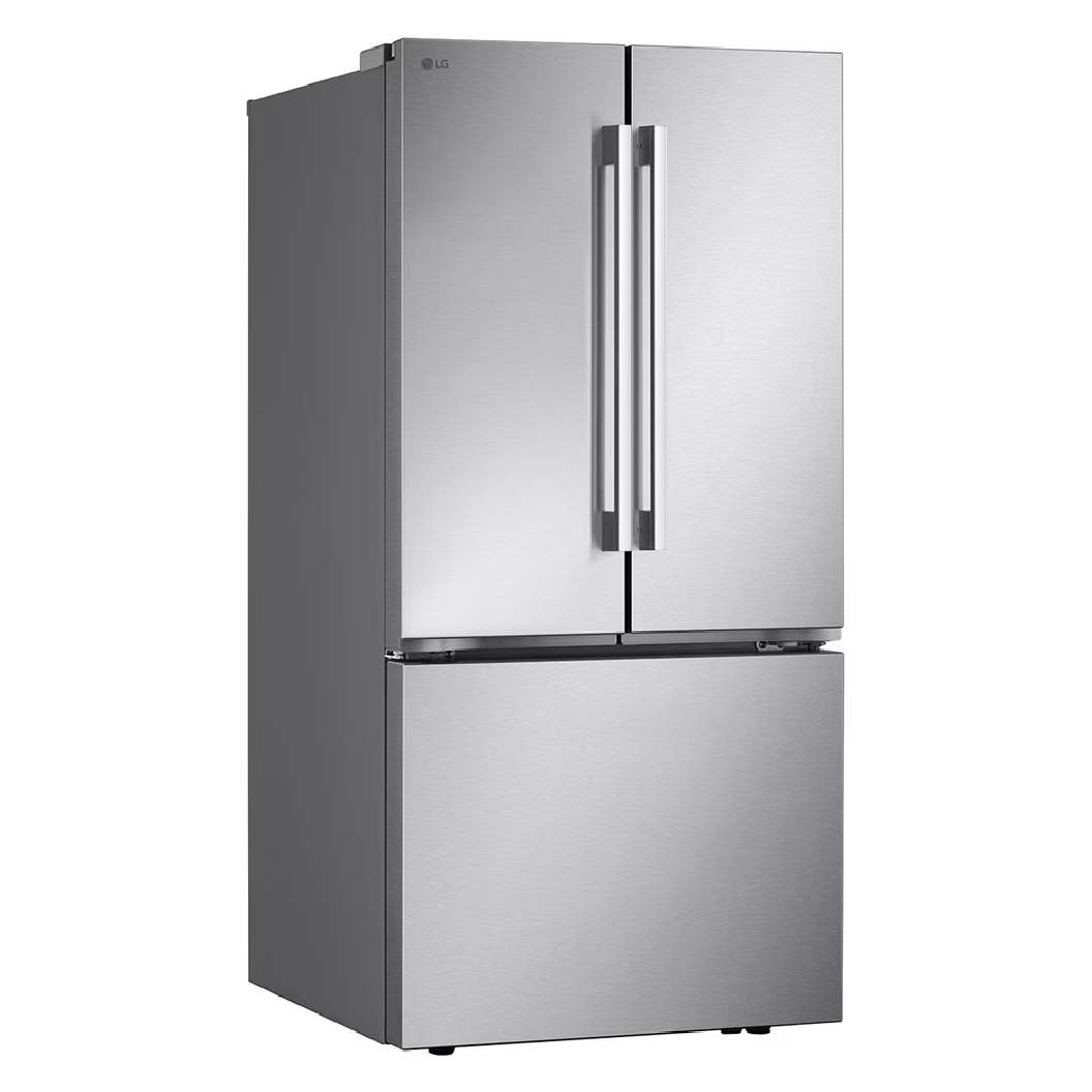 Réfrigérateur porte française 33 po, 25 pi³ 3 portes Inox avec Wi-Fi