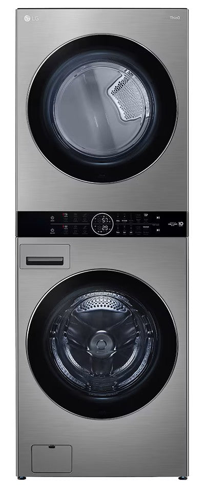 Tour de lavage tout-en-un 27 po, 5,2 pi³ / 7,4 pi³ Inox graphite - IA DD & TurboWash360