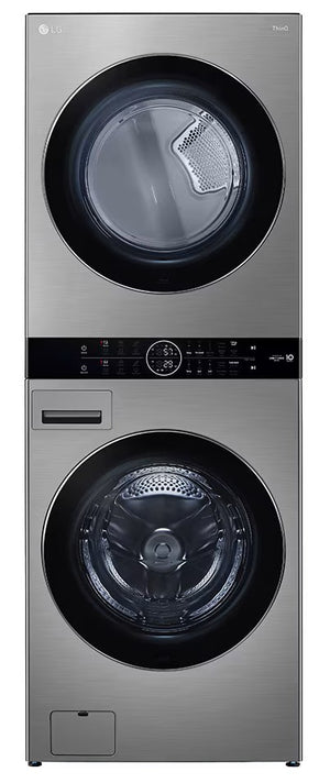 Tour de lavage tout-en-un 27 po, 5,2 pi³ / 7,4 pi³ Inox graphite - IA DD & TurboWash360