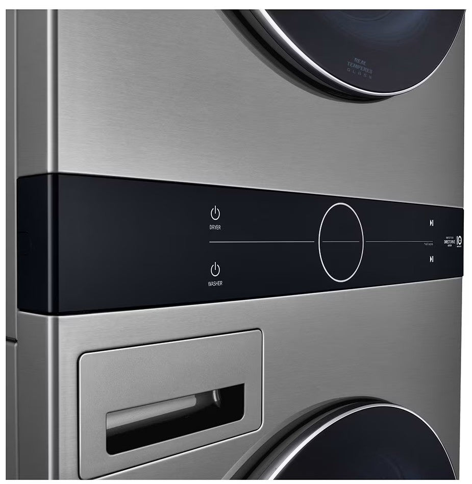 Tour de lavage tout-en-un 27 po, 5,2 pi³ / 7,4 pi³ Inox graphite - IA DD & TurboWash360