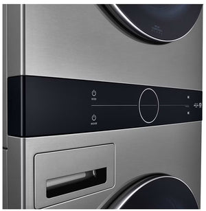 Tour de lavage tout-en-un 27 po, 5,2 pi³ / 7,4 pi³ Inox graphite - IA DD & TurboWash360