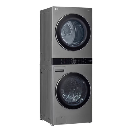 Tour de lavage tout-en-un 27 po, 5,2 pi³ / 7,4 pi³ Inox graphite - IA DD & TurboWash360