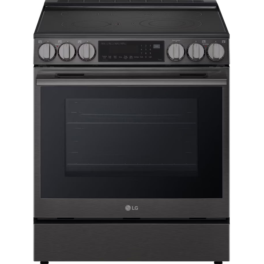 Cuisinière électrique encastrable 30 po Inox noir InstaView