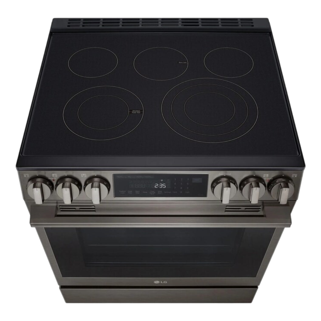 Cuisinière électrique encastrable 30 po Inox noir Convection ProBake InstaView