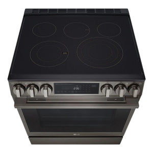 Cuisinière électrique encastrable 30 po Inox noir Convection ProBake InstaView