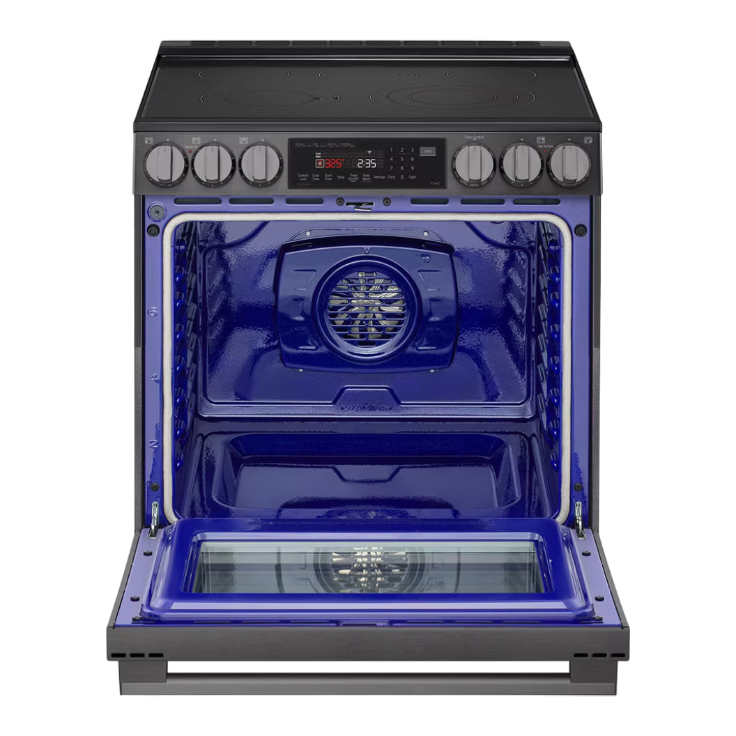 Cuisinière électrique encastrable 30 po Inox noir Convection ProBake InstaView