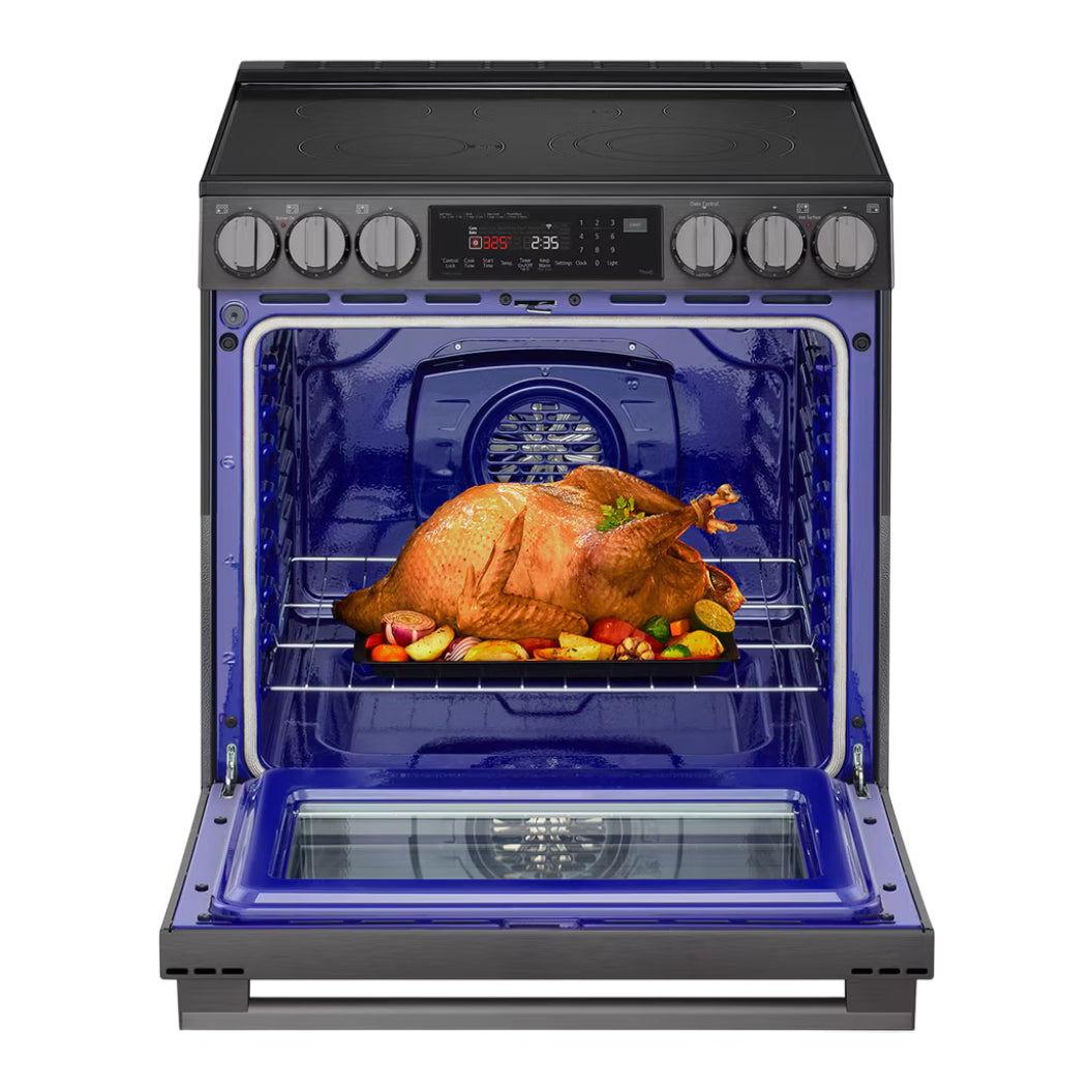 Cuisinière électrique encastrable 30 po Inox noir Convection ProBake InstaView