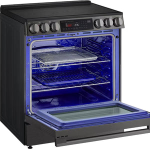 Cuisinière électrique encastrable 30 po Inox noir InstaView