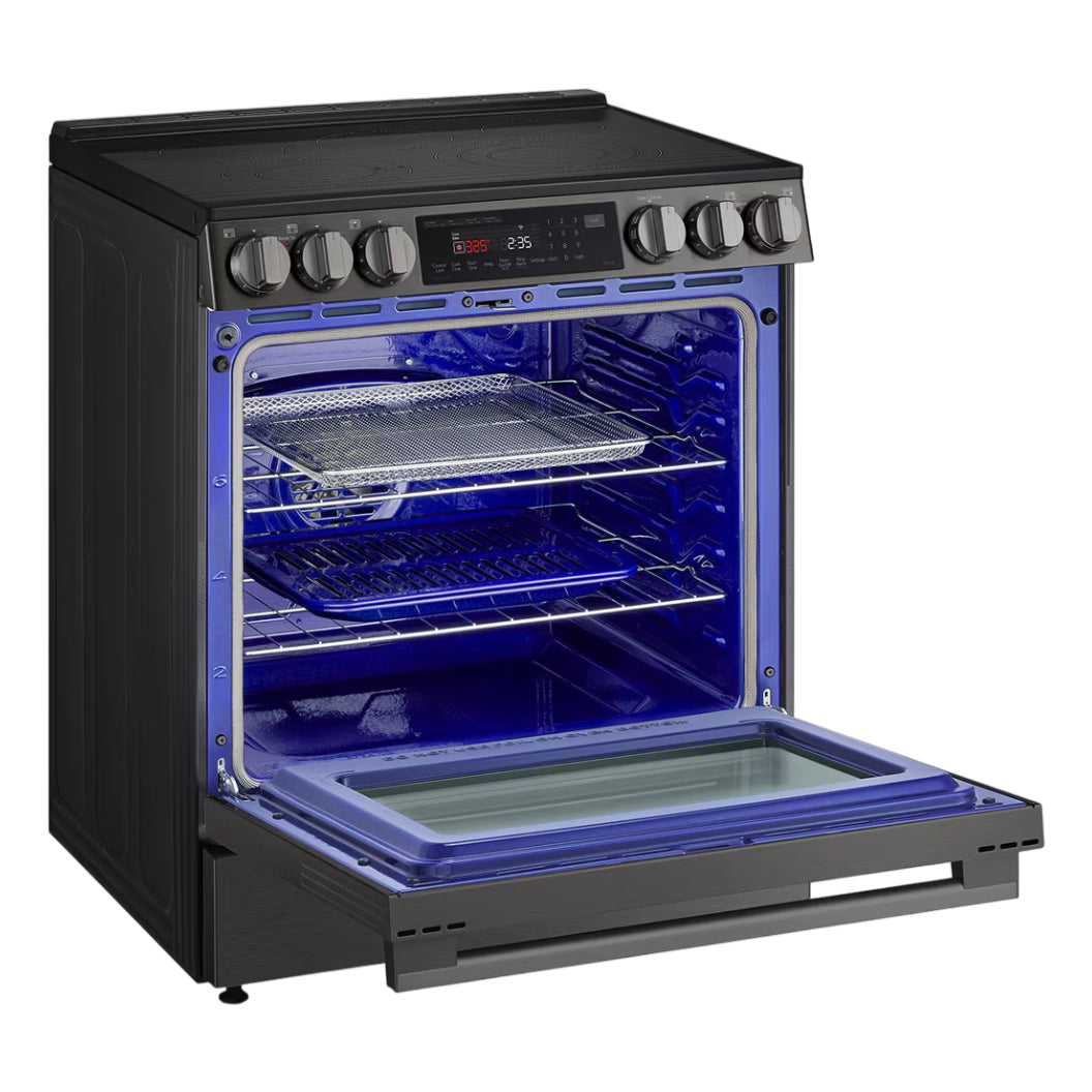 Cuisinière électrique encastrable 30 po Inox noir Convection ProBake InstaView