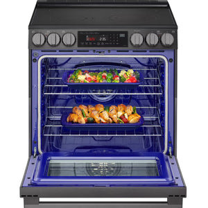 Cuisinière électrique encastrable 30 po Inox noir InstaView