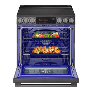 Cuisinière électrique encastrable 30 po Inox noir Convection ProBake InstaView