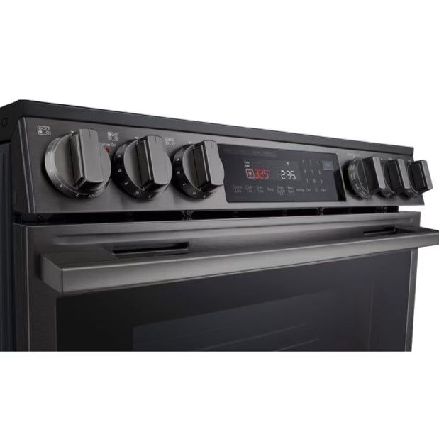 Cuisinière électrique encastrable 30 po Inox noir InstaView
