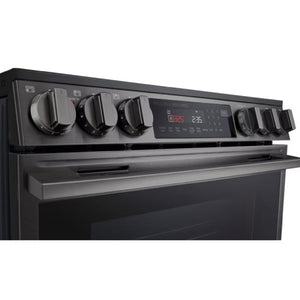 Cuisinière électrique encastrable 30 po Inox noir InstaView