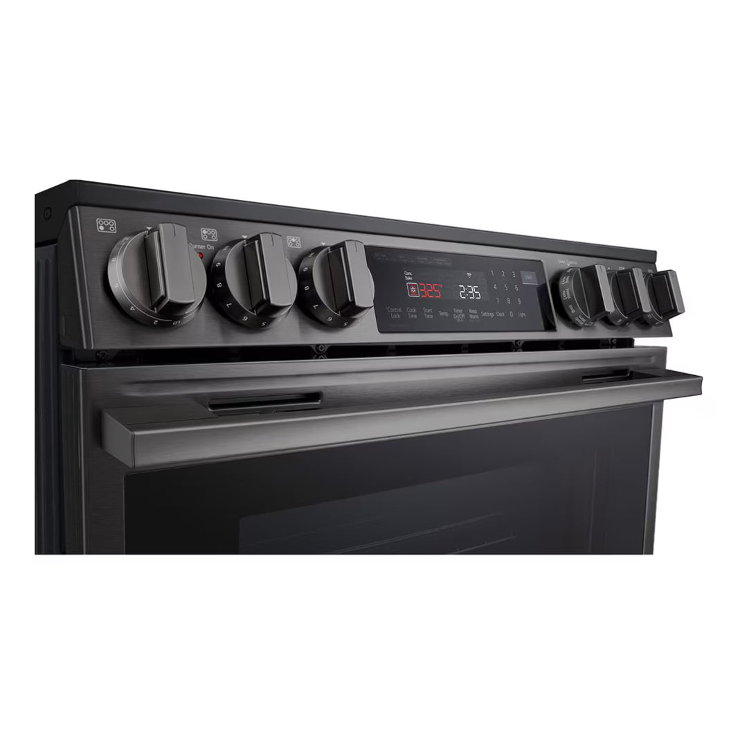 Cuisinière électrique encastrable 30 po Inox noir Convection ProBake InstaView