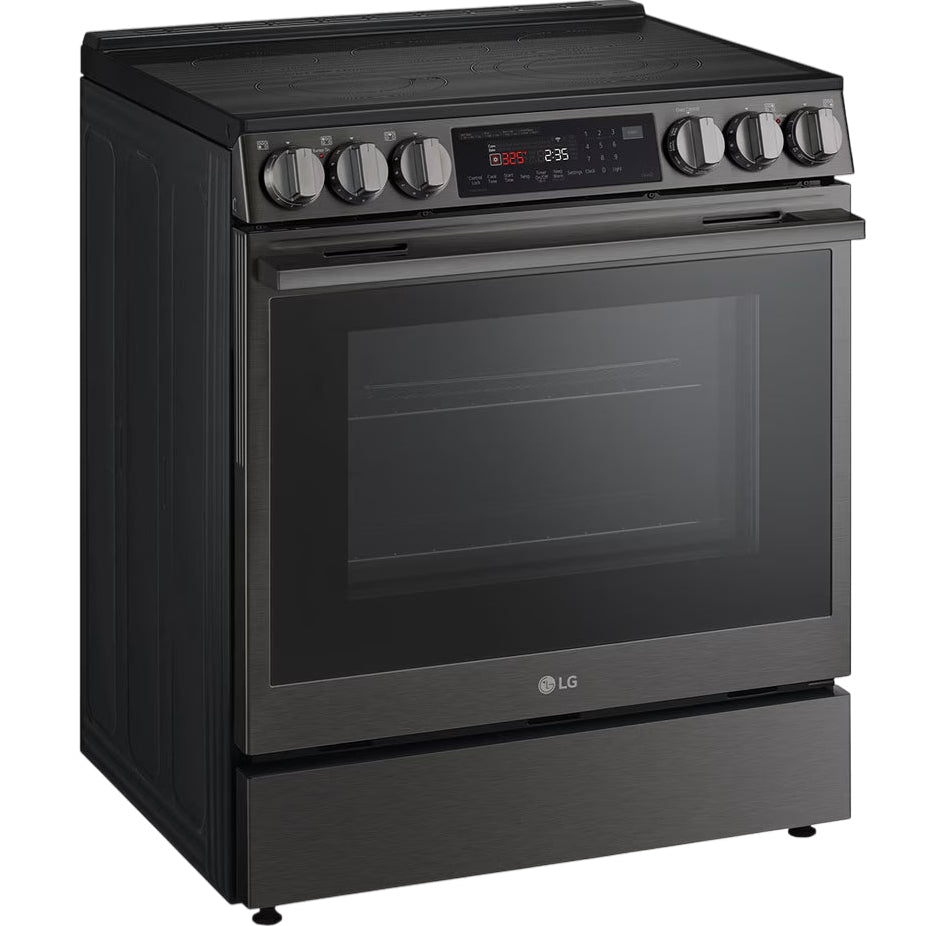 Cuisinière électrique encastrable 30 po Inox noir InstaView