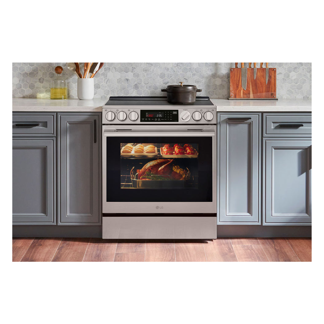 Cuisinière électrique encastrable 30 po Inox Intelligent avec InstaView