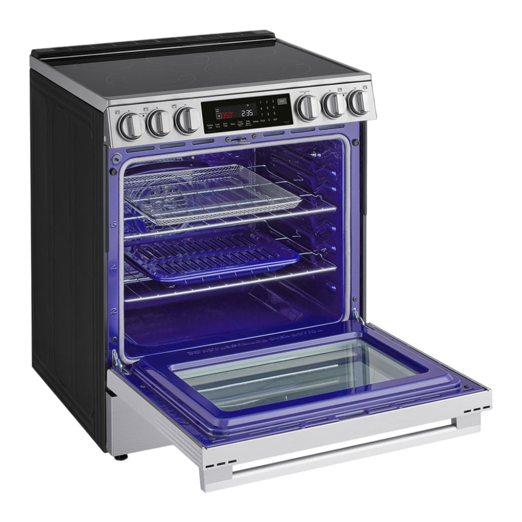 Cuisinière électrique encastrable 30 po Inox Intelligent avec InstaView