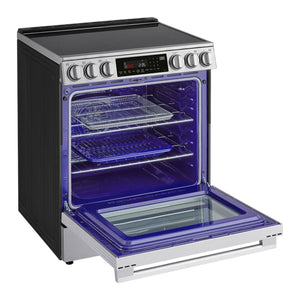 Cuisinière électrique encastrable 30 po Inox Intelligent avec InstaView