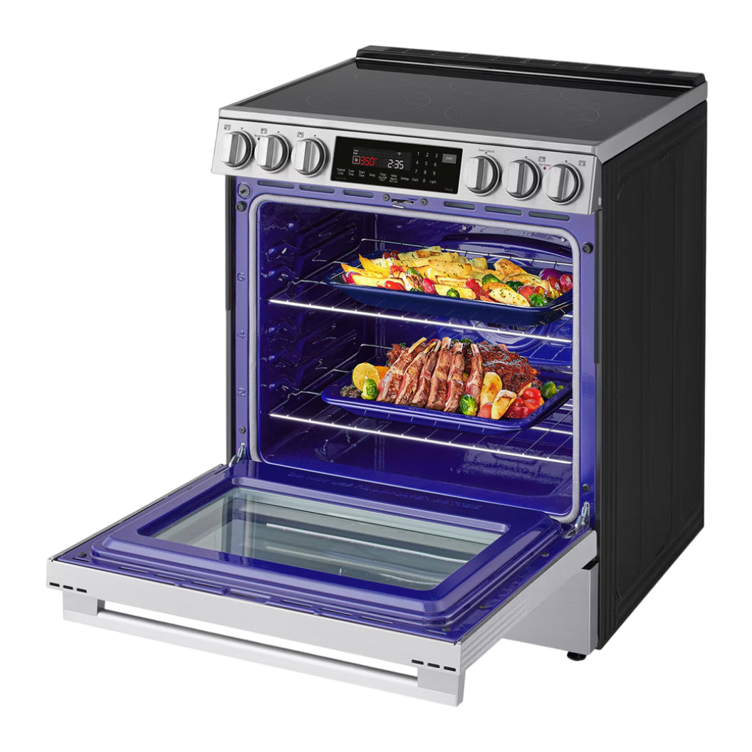 Cuisinière électrique encastrable 30 po Inox Intelligent avec InstaView