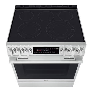 Cuisinière électrique encastrable 30 po Inox Intelligent avec InstaView