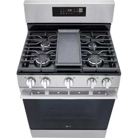 Cuisinière au gaz 30 po Inox