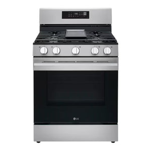 Cuisinière au gaz 30 po - Inox Convection ProBake - 5 brûleurs - Brûleur UltraHeat