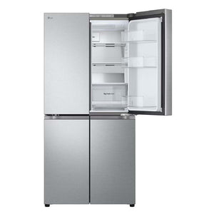 Réfrigérateur porte française 33 po, 18,6 pi³ 4 portes Inox à profondeur de comptoir