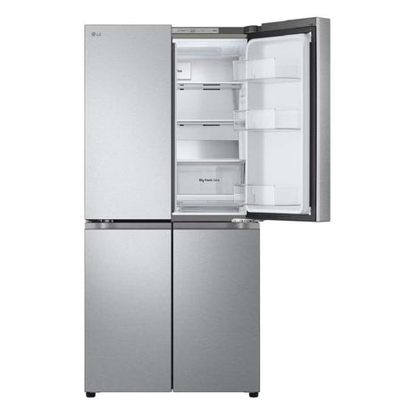 Réfrigérateur porte française 33 po, 18,6 pi³ 4 portes Inox à profondeur de comptoir