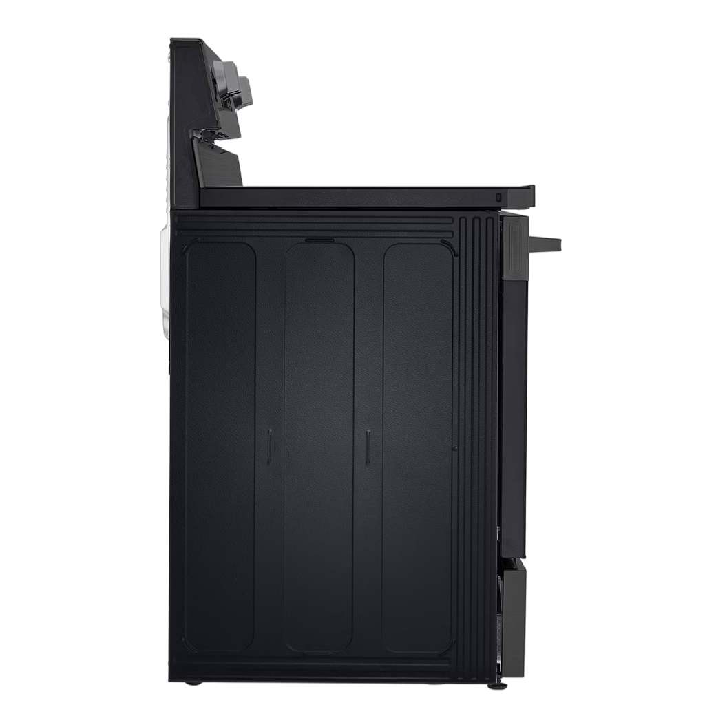 Cuisinière électrique 30 po, 6,3 pi³ Inox noir avec Air Fry et Wi-Fi