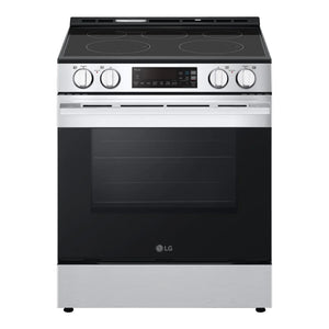 Cuisinière électrique encastrable 30 po, 6,3 pi³ Inox avec Éléments UltraHeat™ et fenêtre WideView™