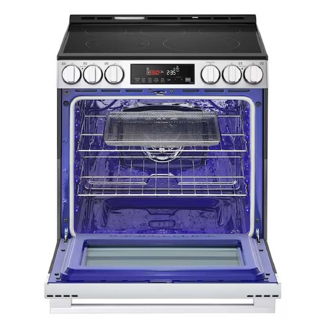 Cuisinière électrique 30 po, 6,3 pi³ Inox avec Air Fry